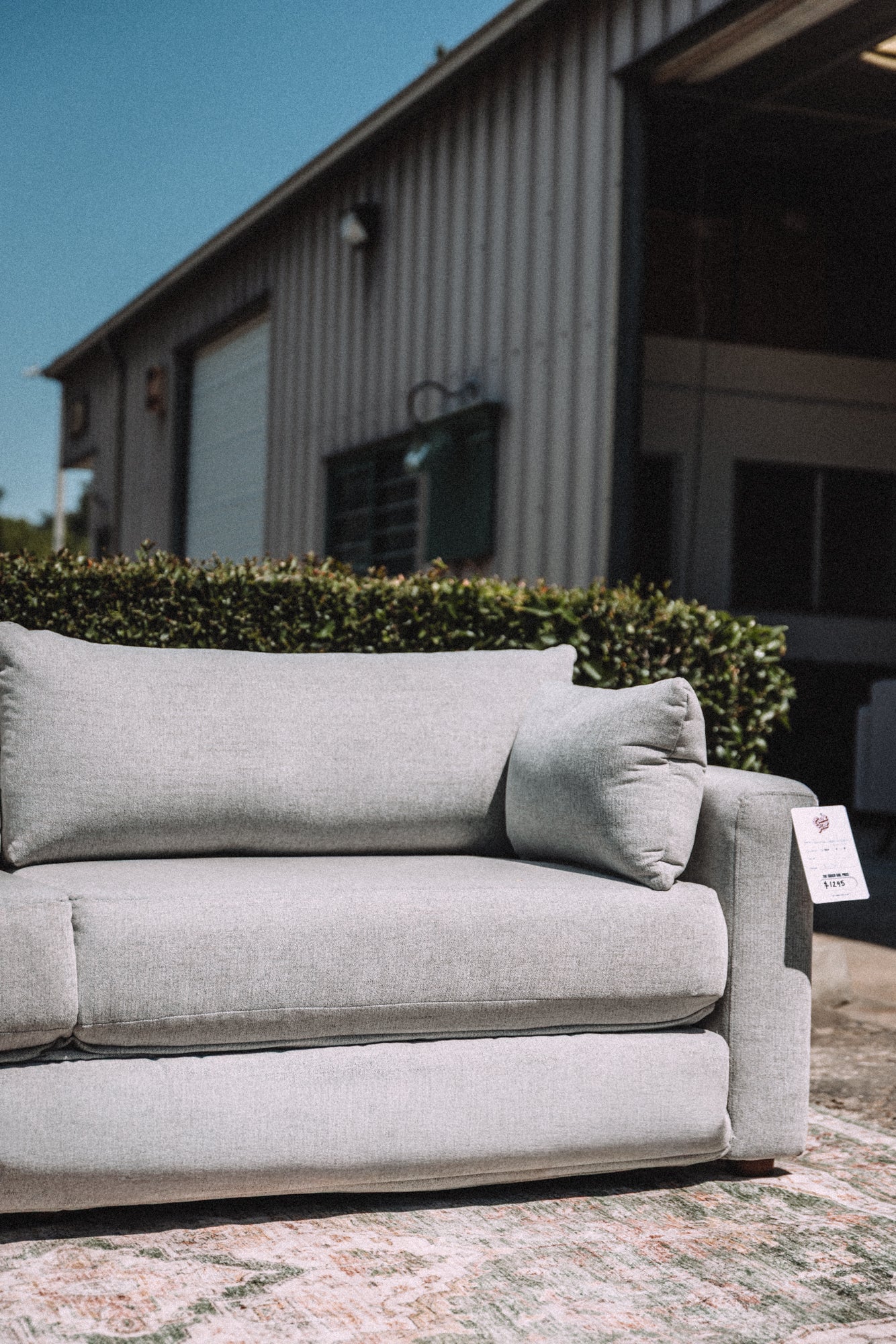 Burrow Span Sleeper Sofa Crushed Gravel