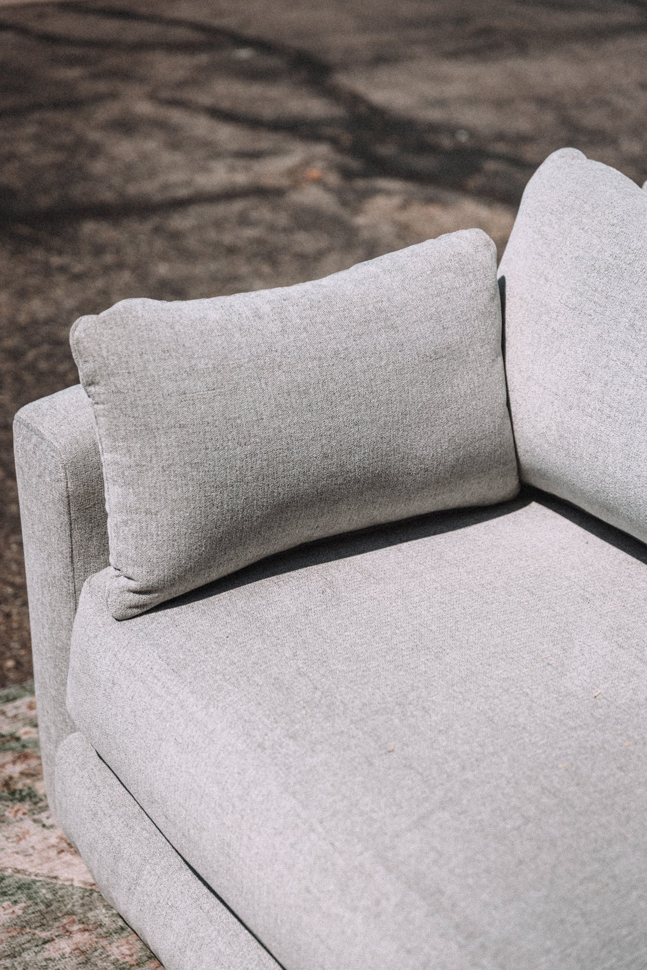 Burrow Span Sleeper Sofa Crushed Gravel