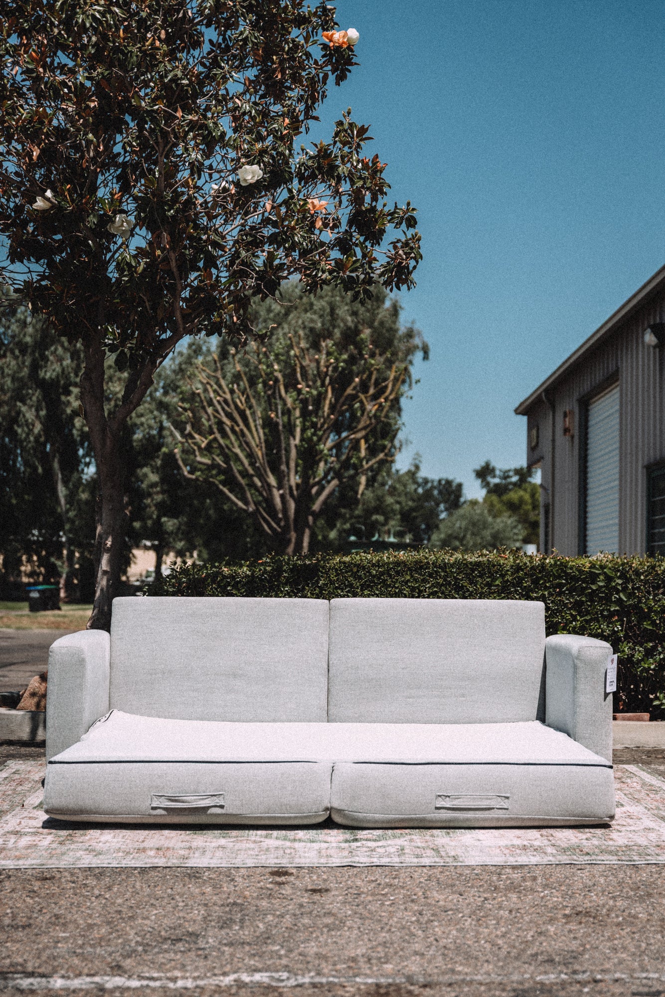 Burrow Span Sleeper Sofa Crushed Gravel