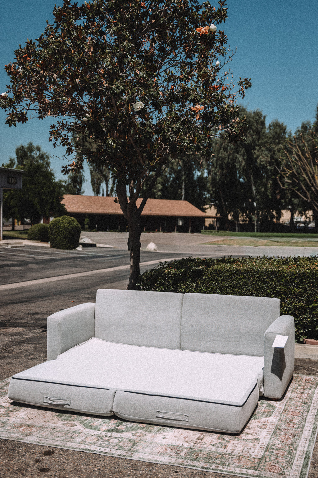Burrow Span Sleeper Sofa Crushed Gravel