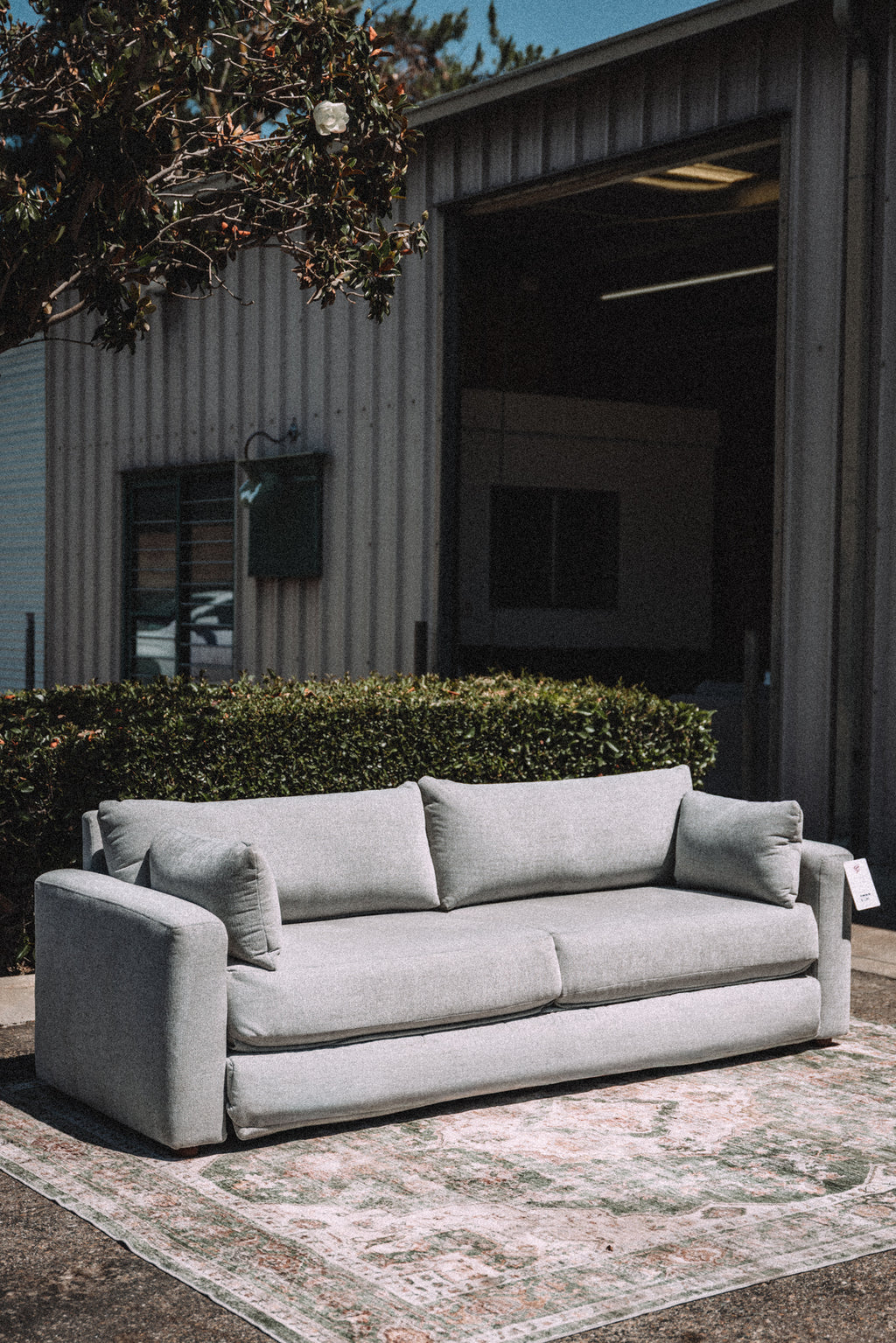 Burrow Span Sleeper Sofa Crushed Gravel