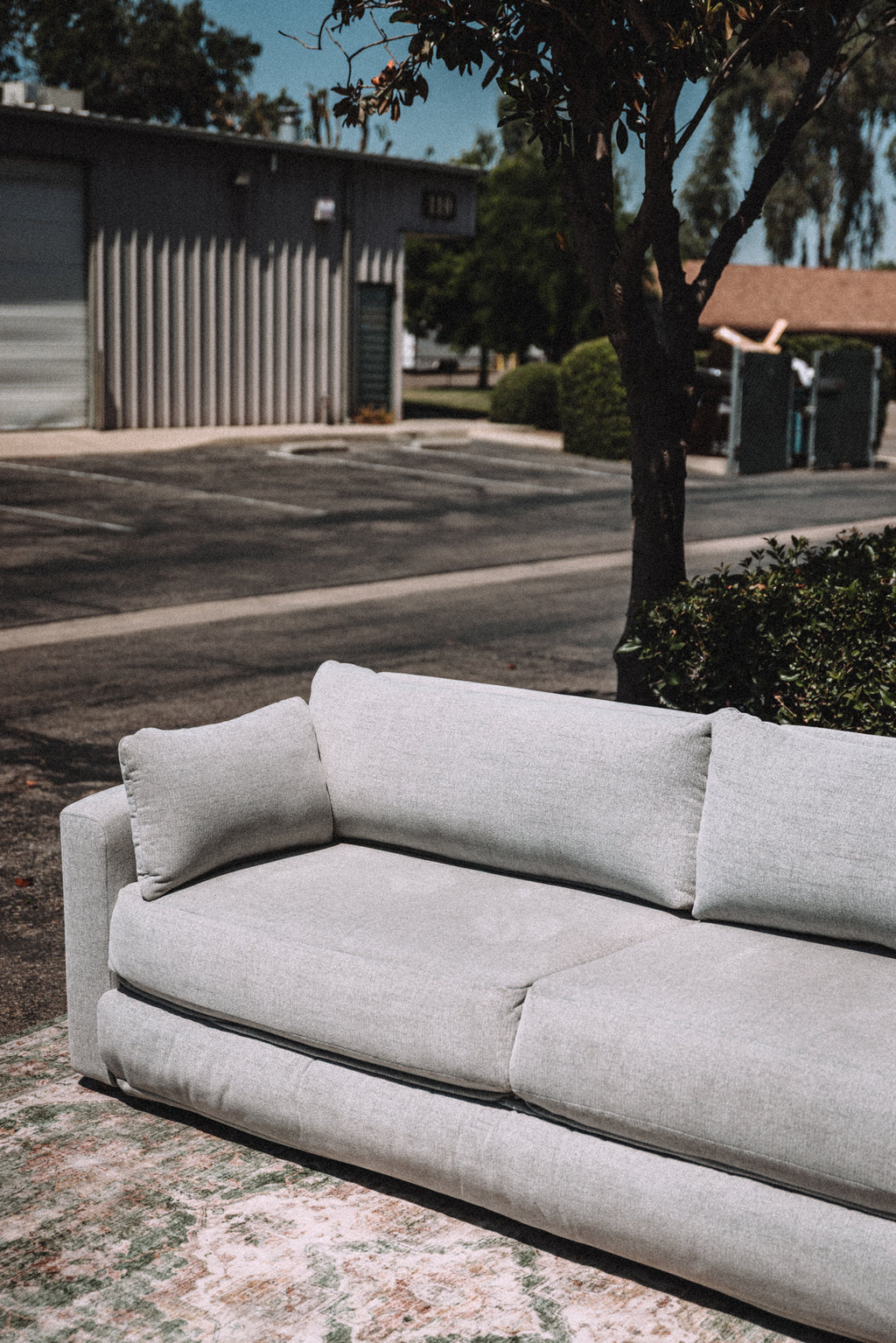 Burrow Span Sleeper Sofa Crushed Gravel