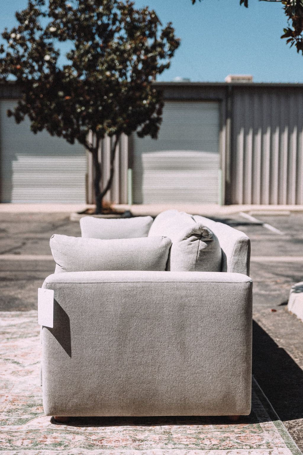 Burrow Span Sleeper Sofa Crushed Gravel