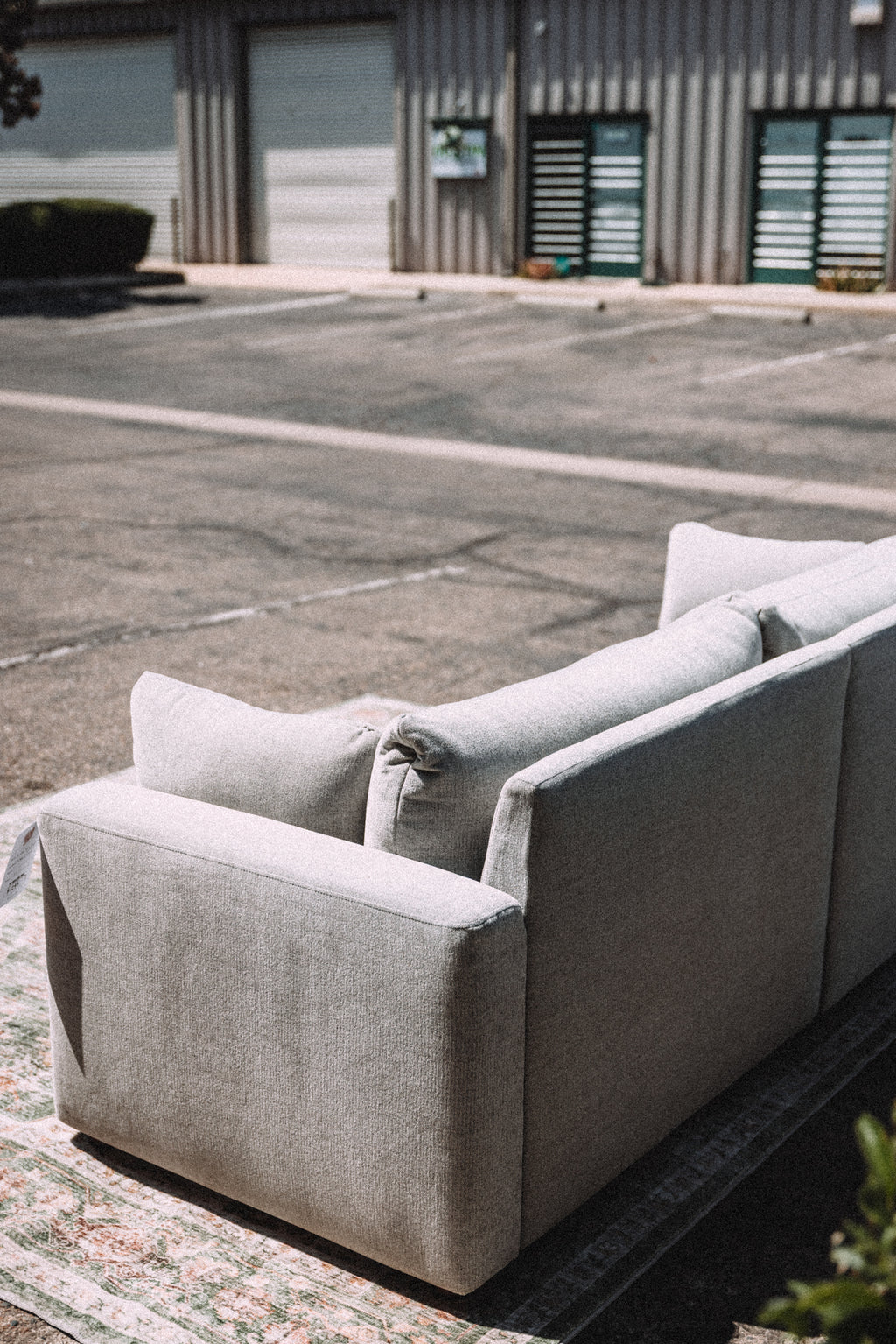 Burrow Span Sleeper Sofa Crushed Gravel