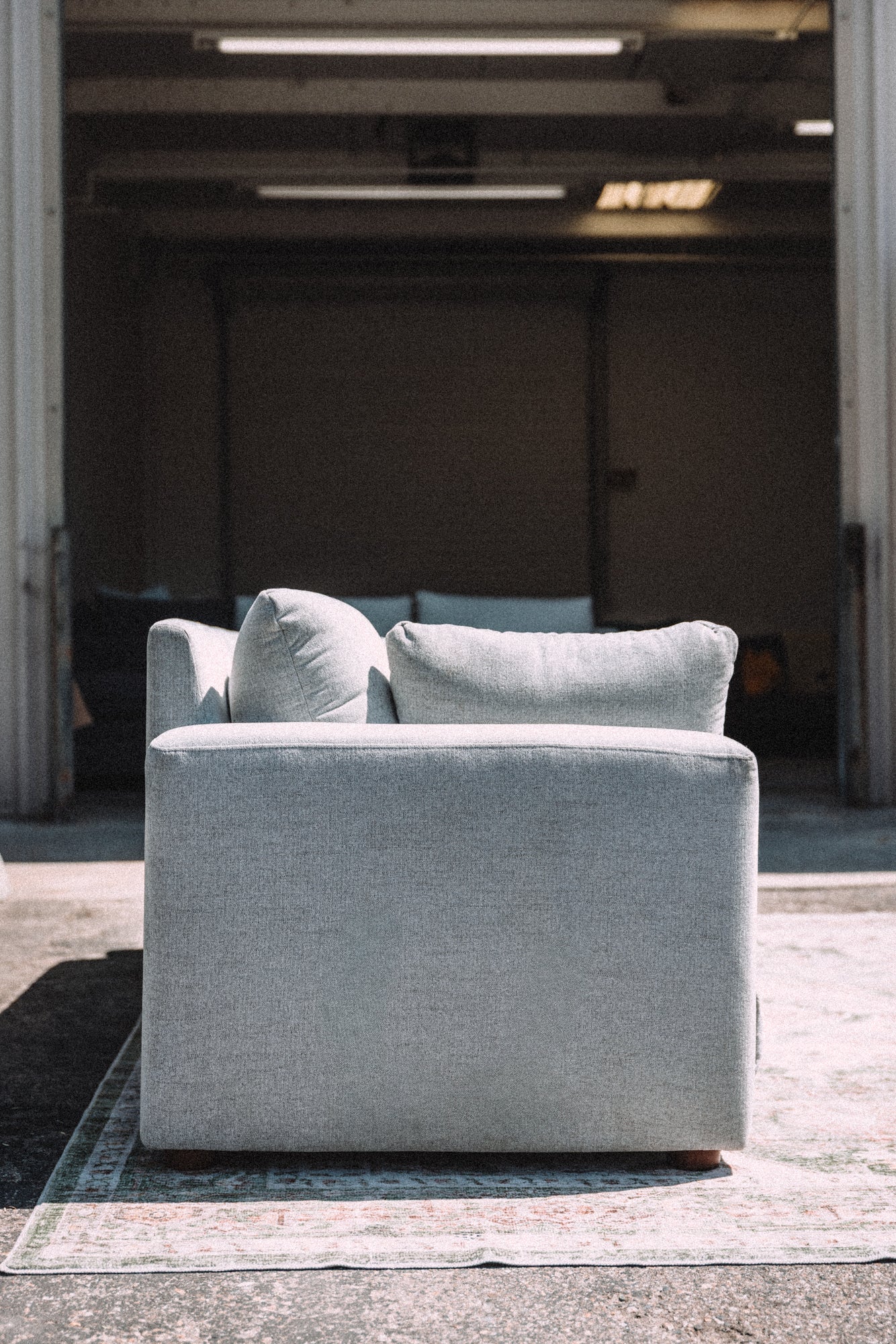 Burrow Span Sleeper Sofa Crushed Gravel