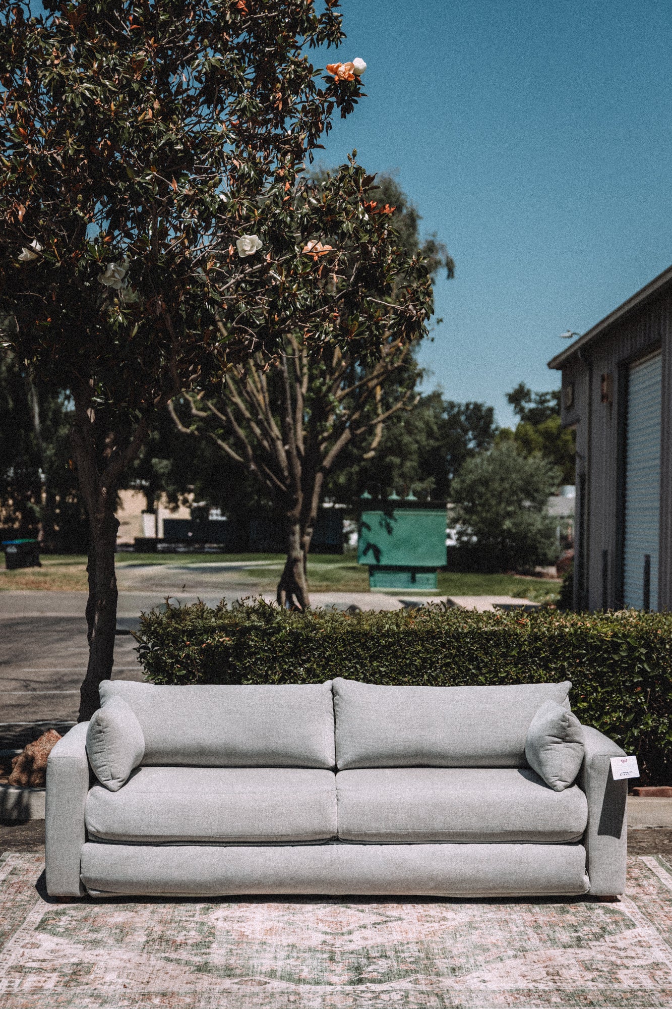 Burrow Span Sleeper Sofa Crushed Gravel