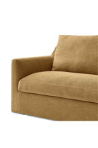 Castlery Agnes Queen Sleeper Sofa Mustard Linen