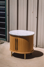 Castlery Harper Marble Storage Side Table