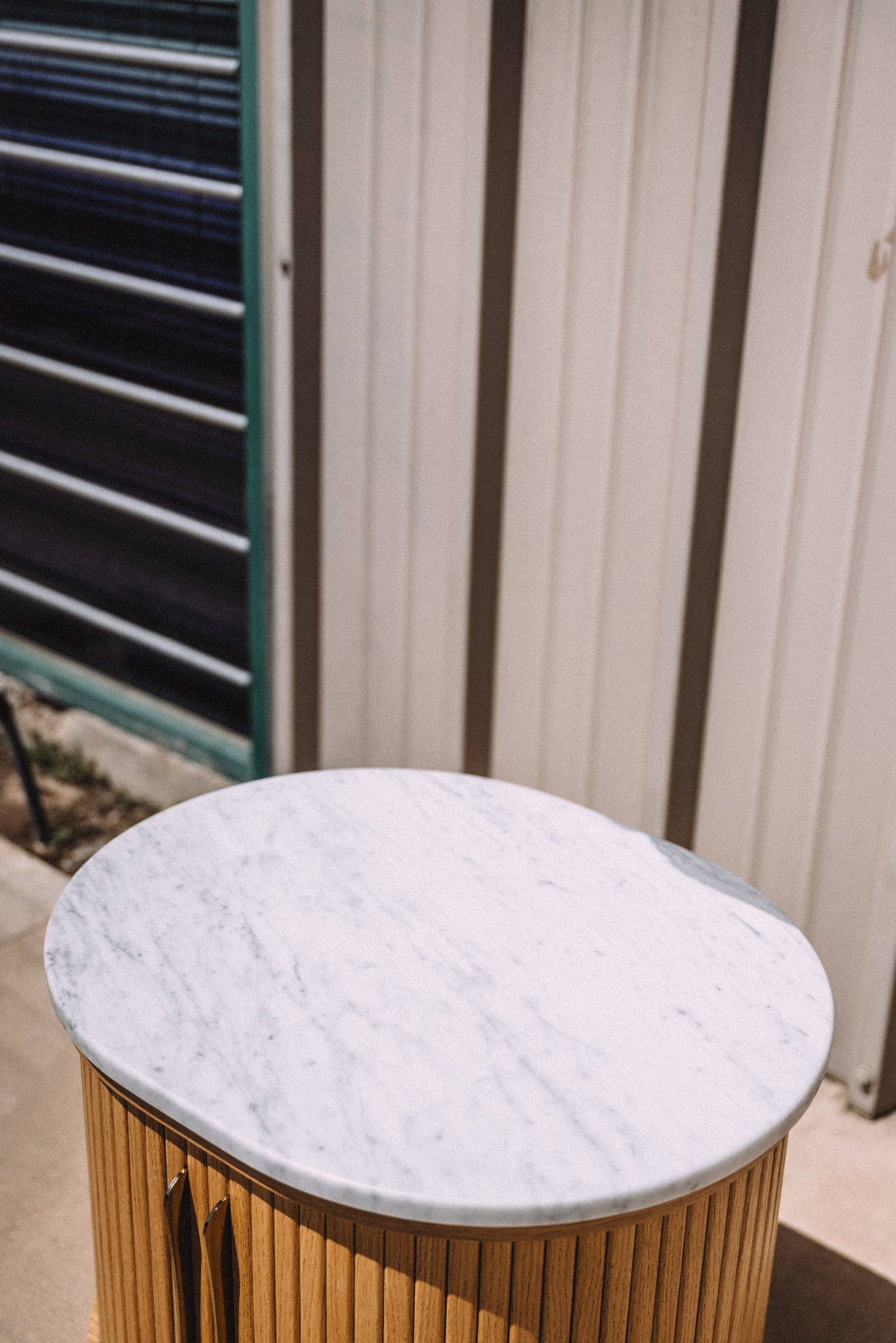 Castlery Harper Marble Storage Side Table