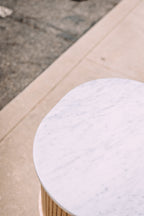 Castlery Harper Marble Storage Side Table