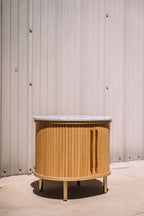 Castlery Harper Marble Storage Side Table