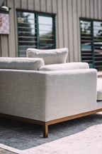 Castlery Owen Chaise Sectional Couch - Pearl Beige