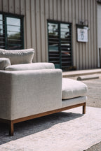 Castlery Owen Chaise Sectional Couch - Pearl Beige