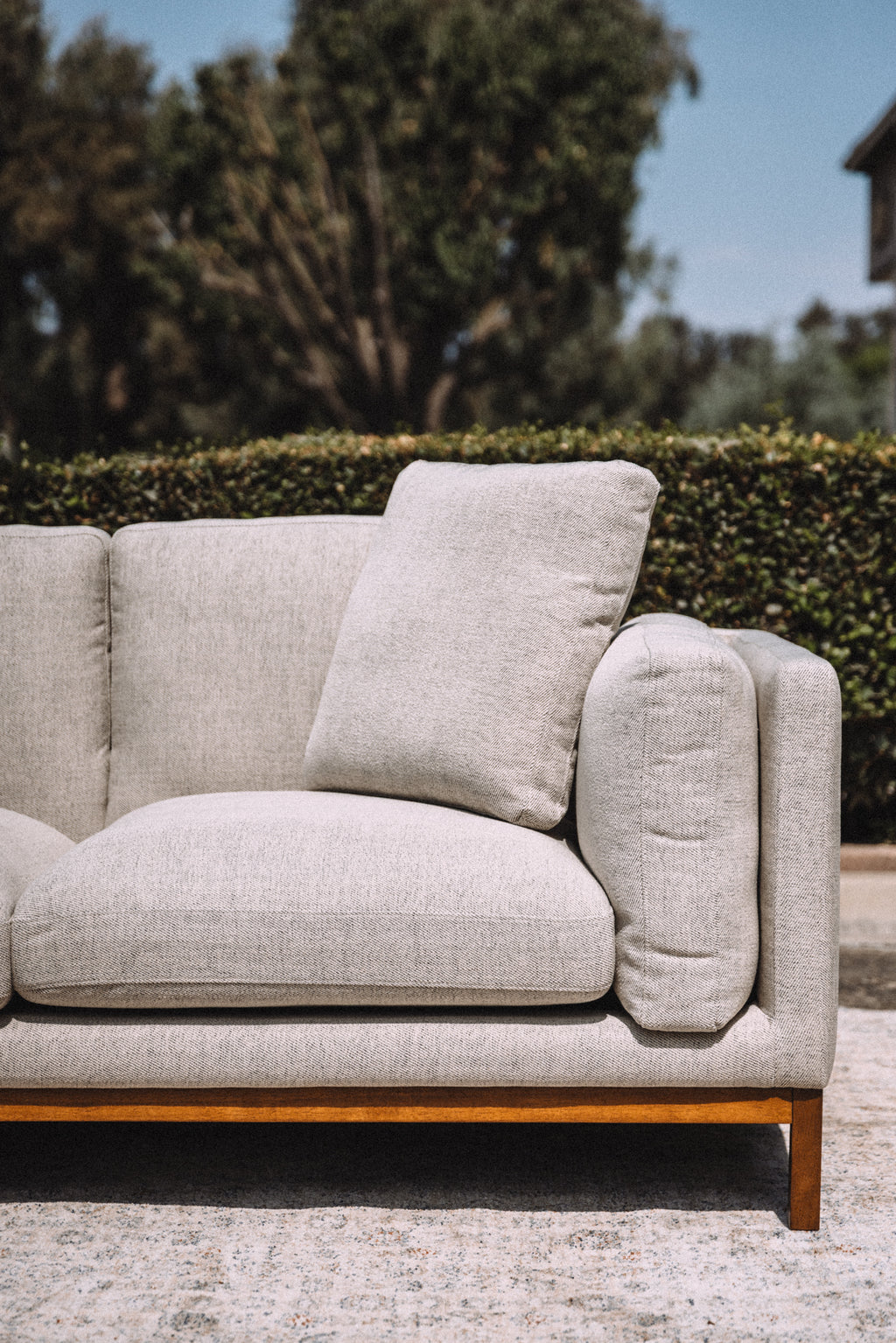 Castlery Owen Chaise Sectional Couch - Pearl Beige