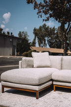 Castlery Owen Chaise Sectional Couch - Pearl Beige