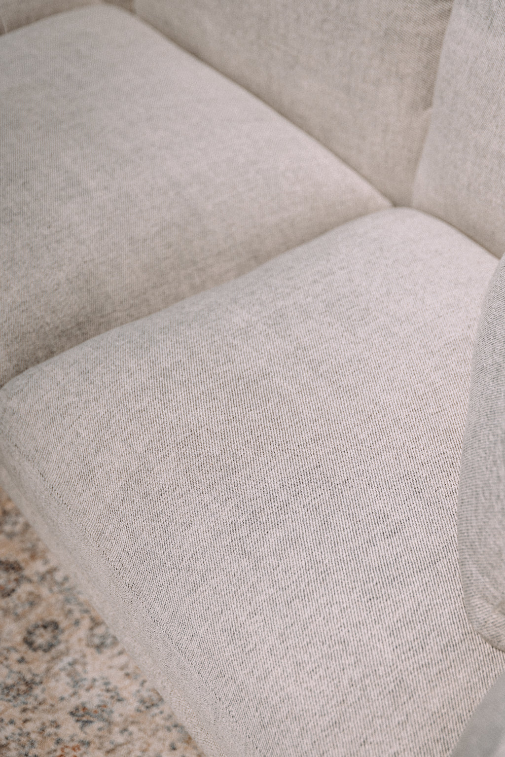 Castlery Owen Chaise Sectional Couch - Pearl Beige