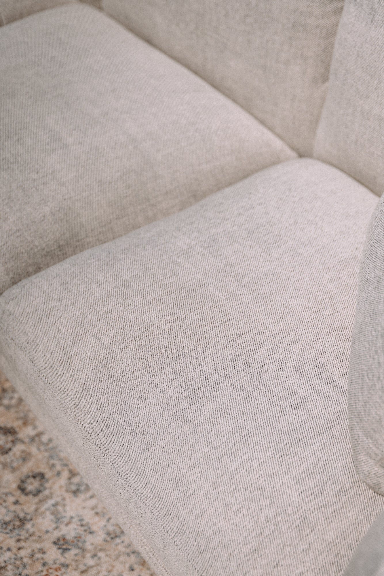 Castlery Owen Chaise Sectional Couch - Pearl Beige