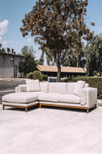 Castlery Owen Chaise Sectional Couch - Pearl Beige