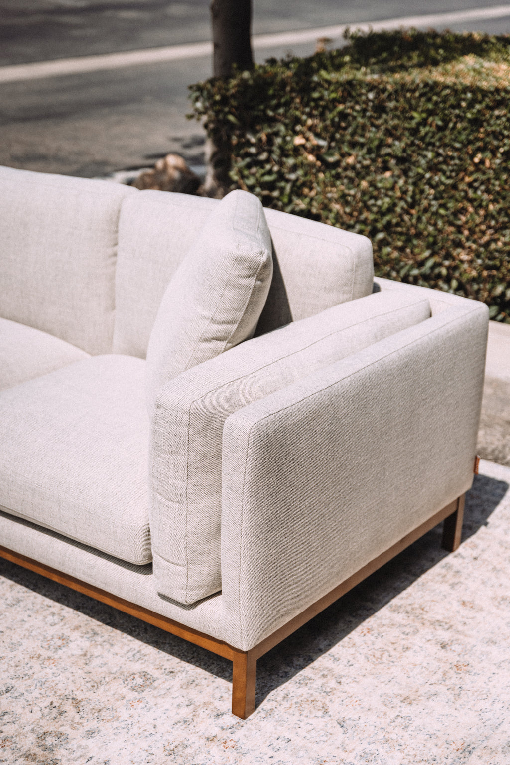 Castlery Owen Chaise Sectional Couch - Pearl Beige