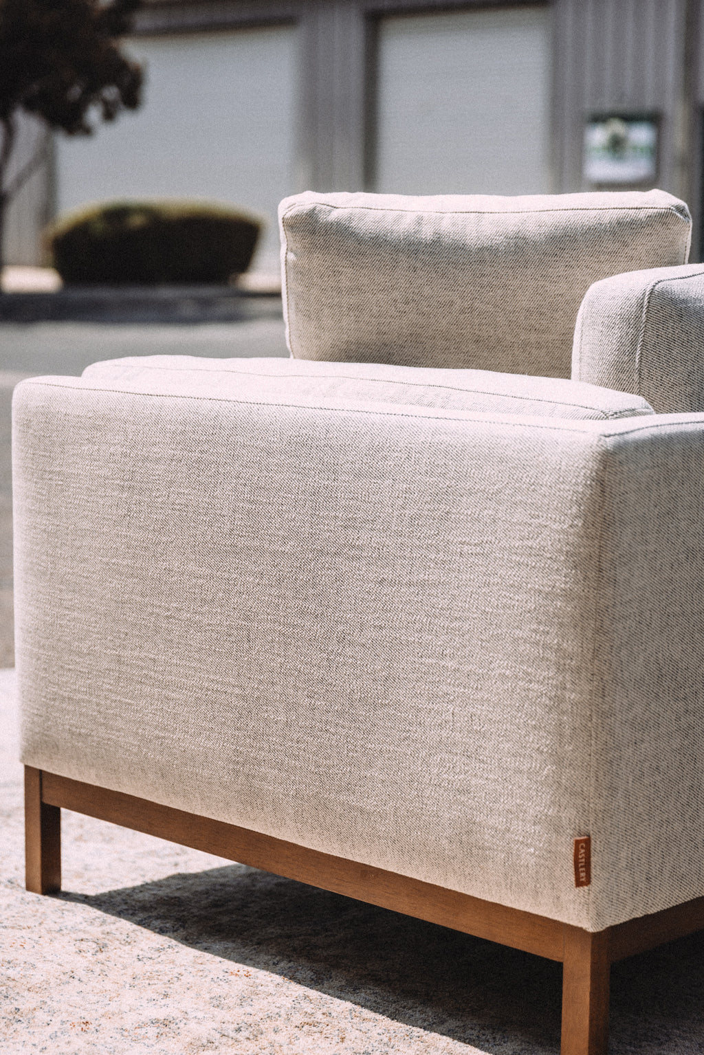Castlery Owen Chaise Sectional Couch - Pearl Beige