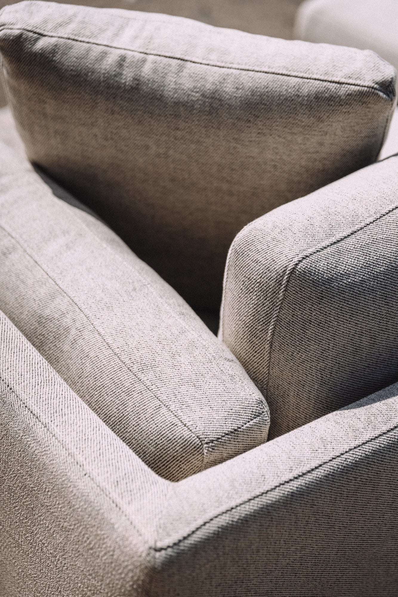 Castlery Owen Chaise Sectional Couch - Pearl Beige