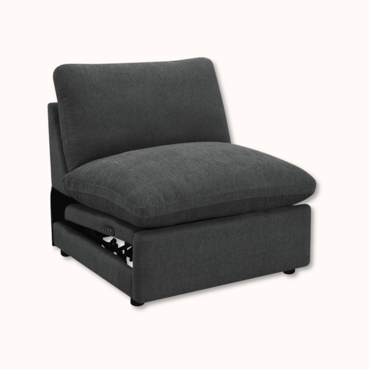 Charlie Upholstered Power Recliner Sectional
