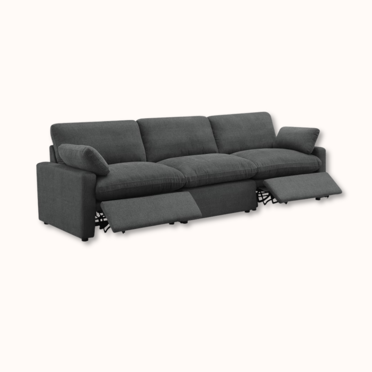 Charlie Upholstered Power Recliner Sectional