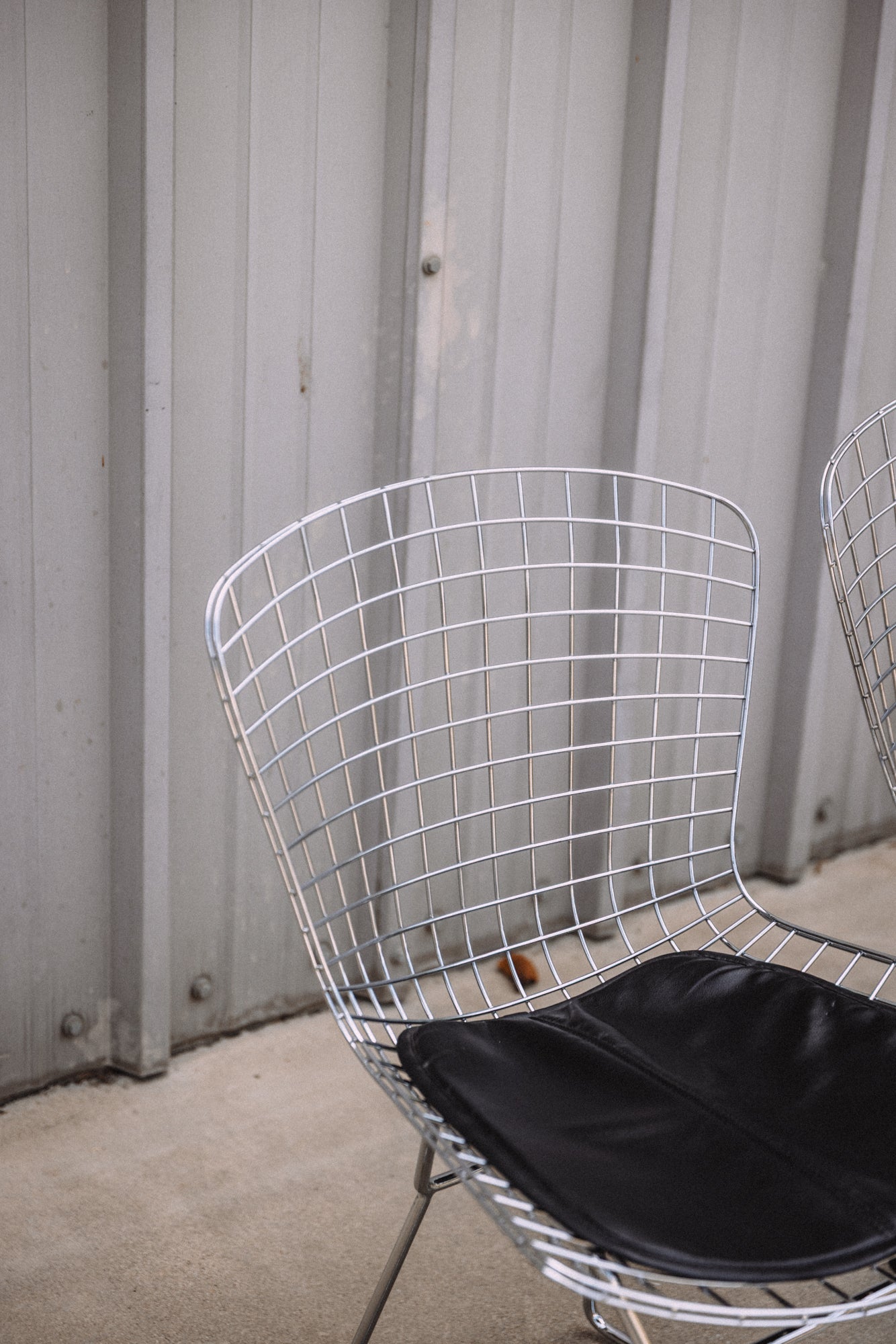 (Set of 2) Aiotreb Chrome Wire Chairs