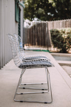 (Set of 2) Aiotreb Chrome Wire Chairs