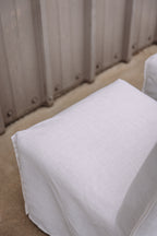 Crate & Barrel Addison Flange Slipcovered Dining Chair (Set of 2)