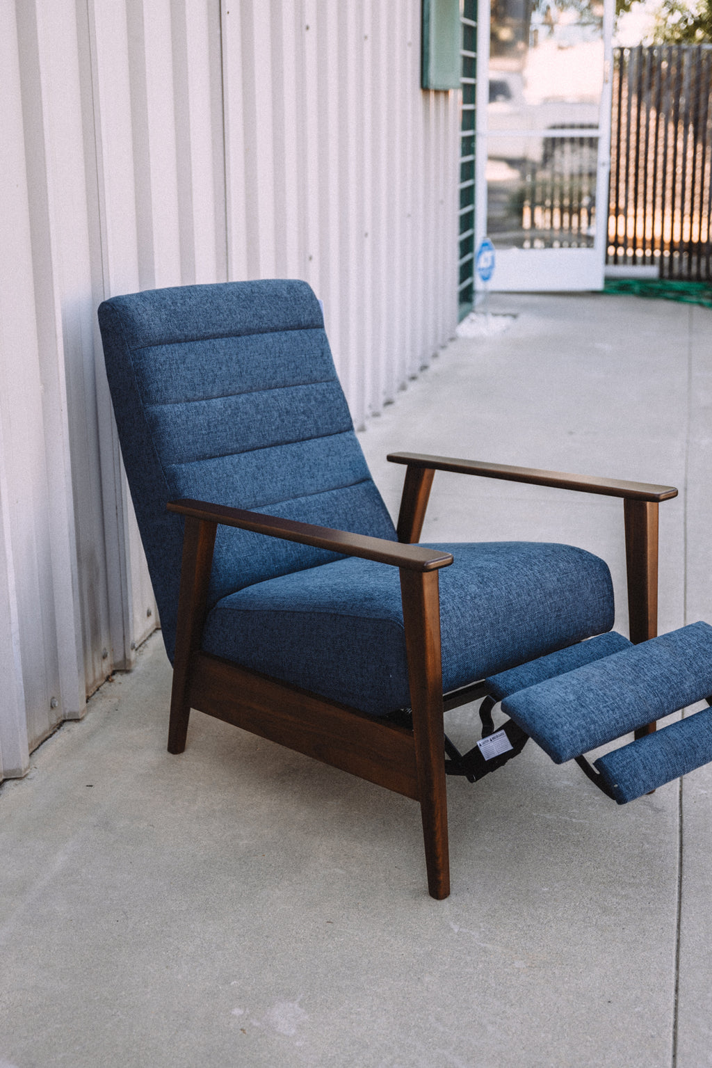 Article Ellow 28.5" Reclining Lounge Chair - Lennox Blue