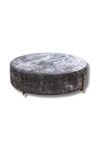 Oversized Round Porter Ottoman
