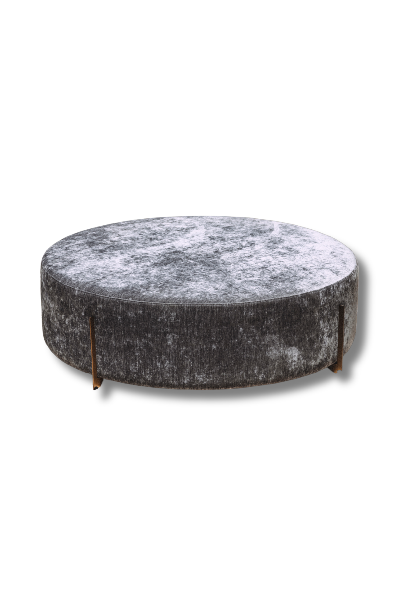 Oversized Round Porter Ottoman