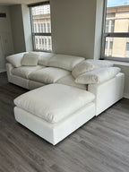 4PC Classic Cloud - Snow Bouclé