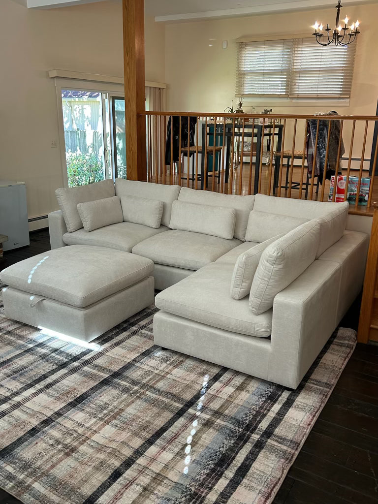 5PC Luxe Cloud Sectional