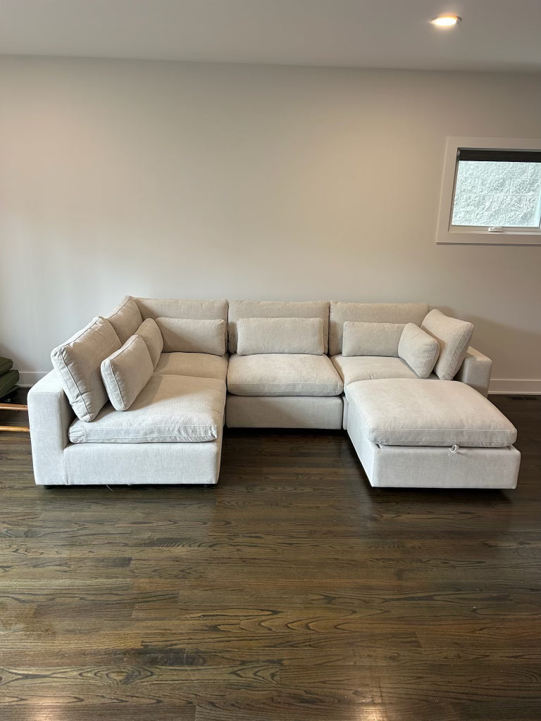 5PC Luxe Cloud Sectional