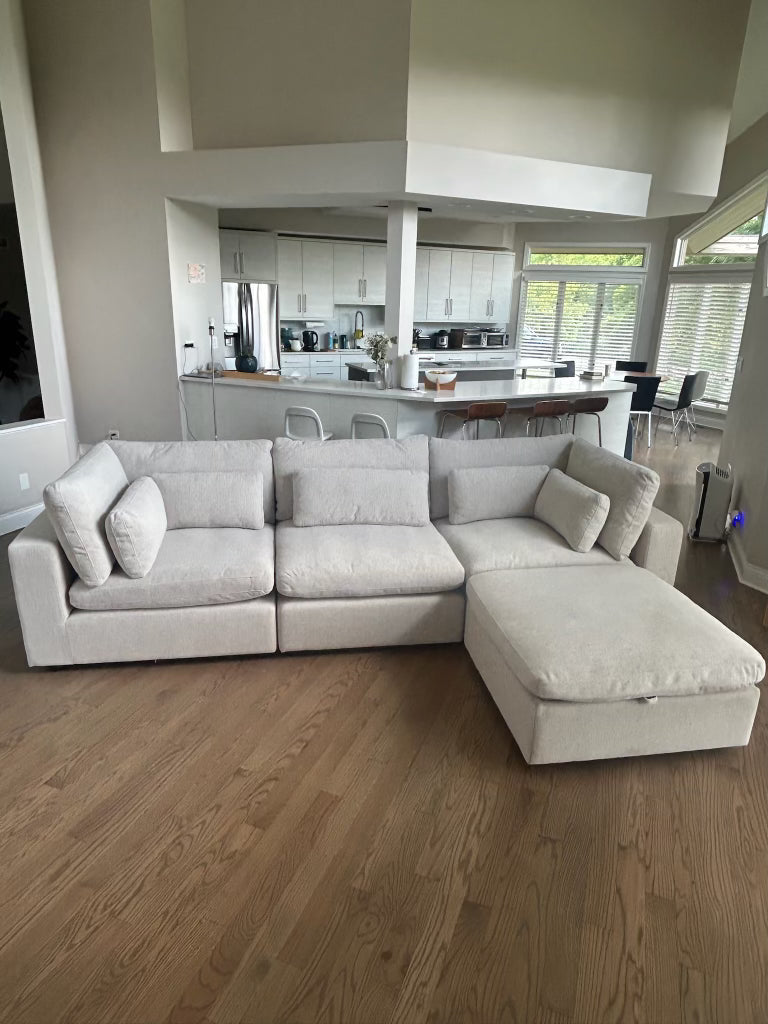 4PC Luxe Cloud Sectional