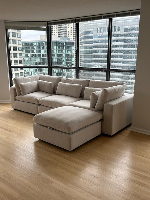 4PC Luxe Cloud Sectional