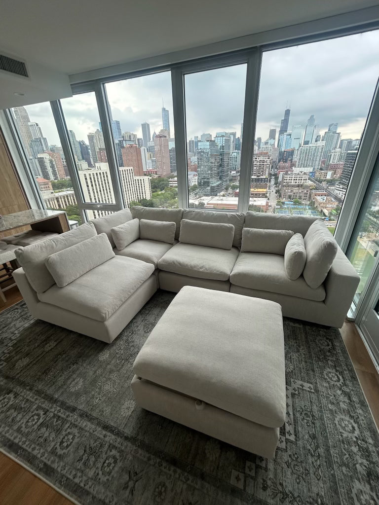 5PC Luxe Cloud Sectional