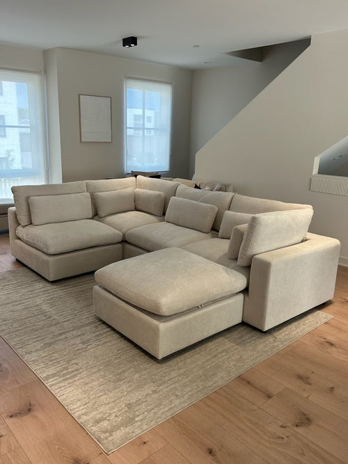 5PC Luxe Cloud Sectional