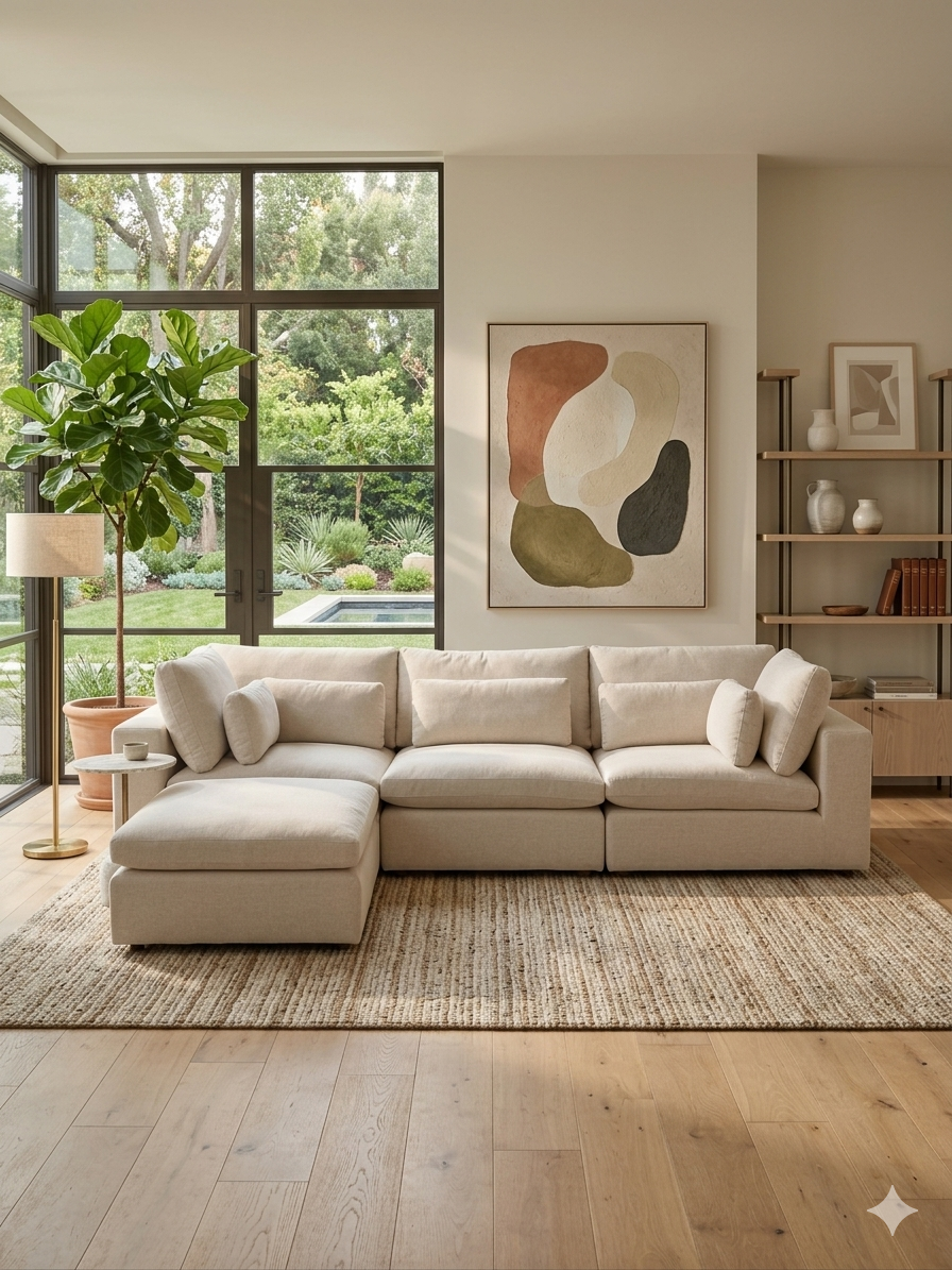 4PC Luxe Cloud Sectional