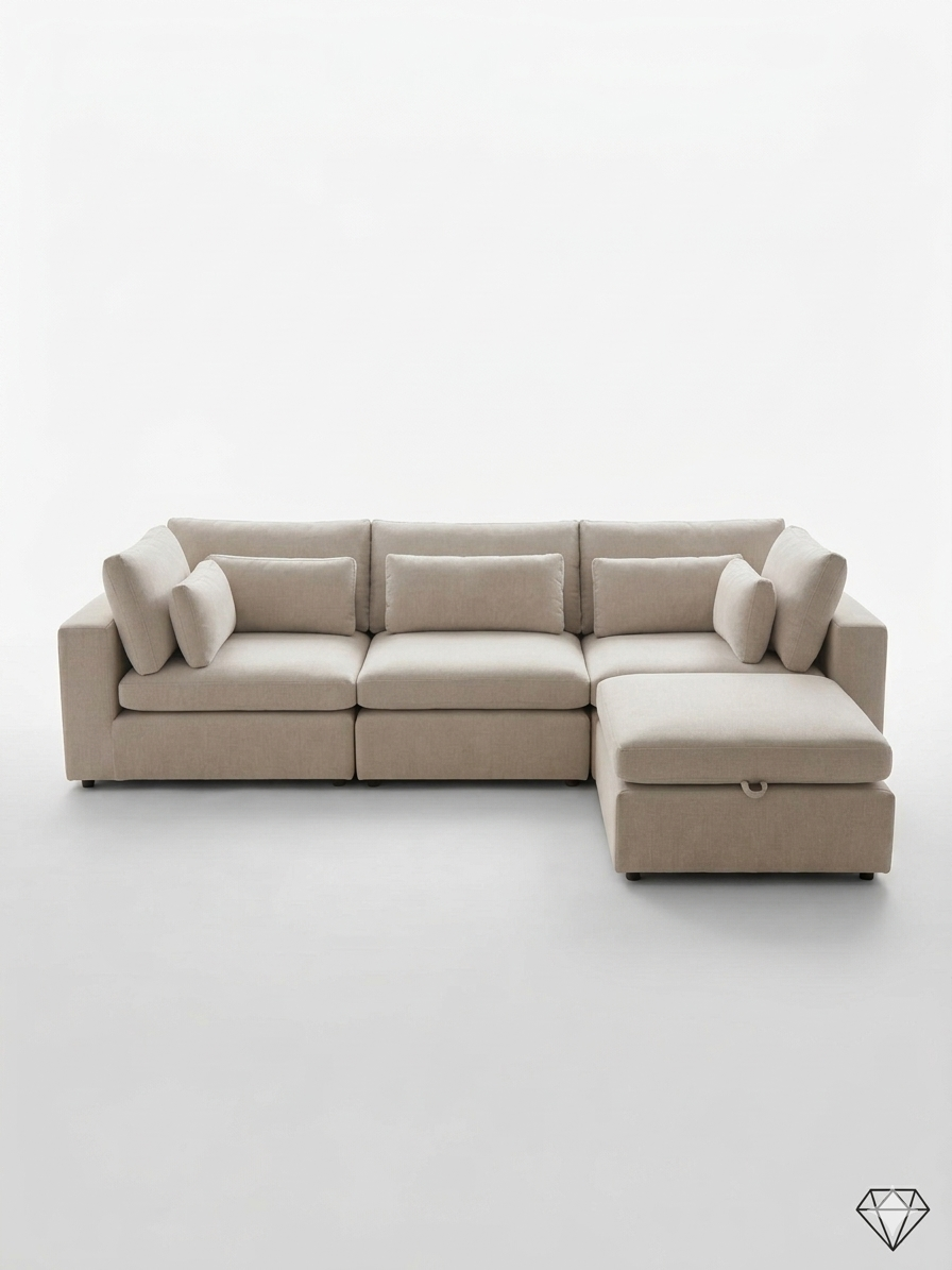 4PC Luxe Cloud Sectional