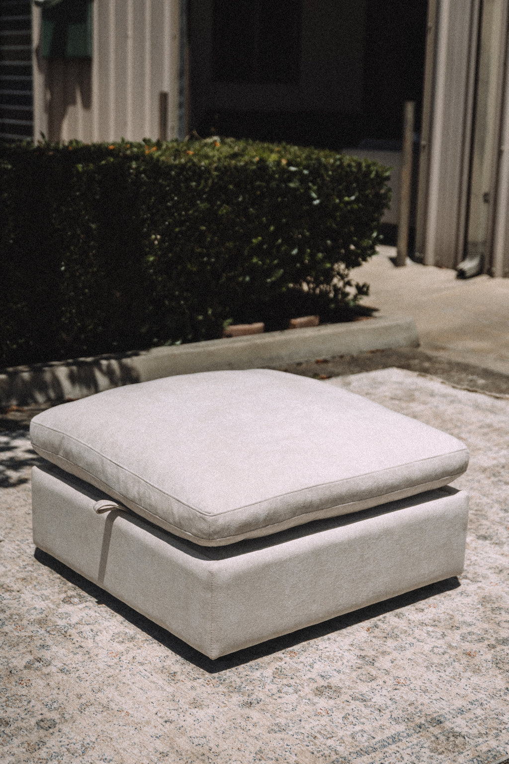 Luxe Cloud Storage Ottoman