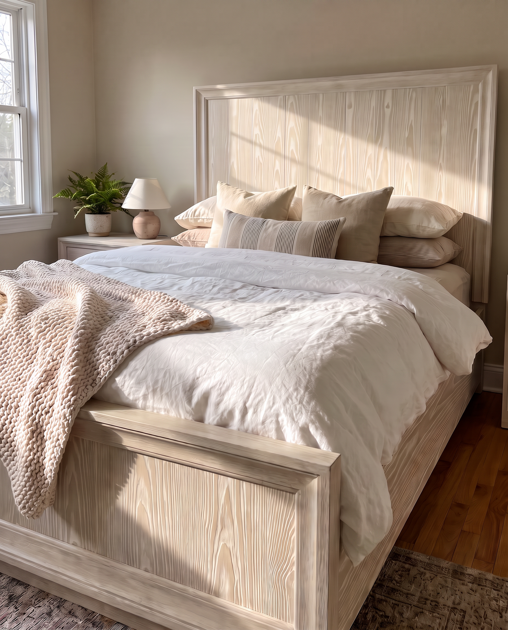 Modus Furniture Maxime Platform Bed in Ash
