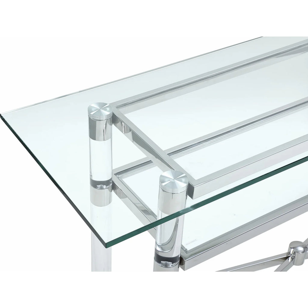 Modus Furniture Marilyn Glass Top Server Console