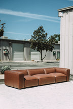 Modway Auren Vegan Leather Modular 3PC Sofa