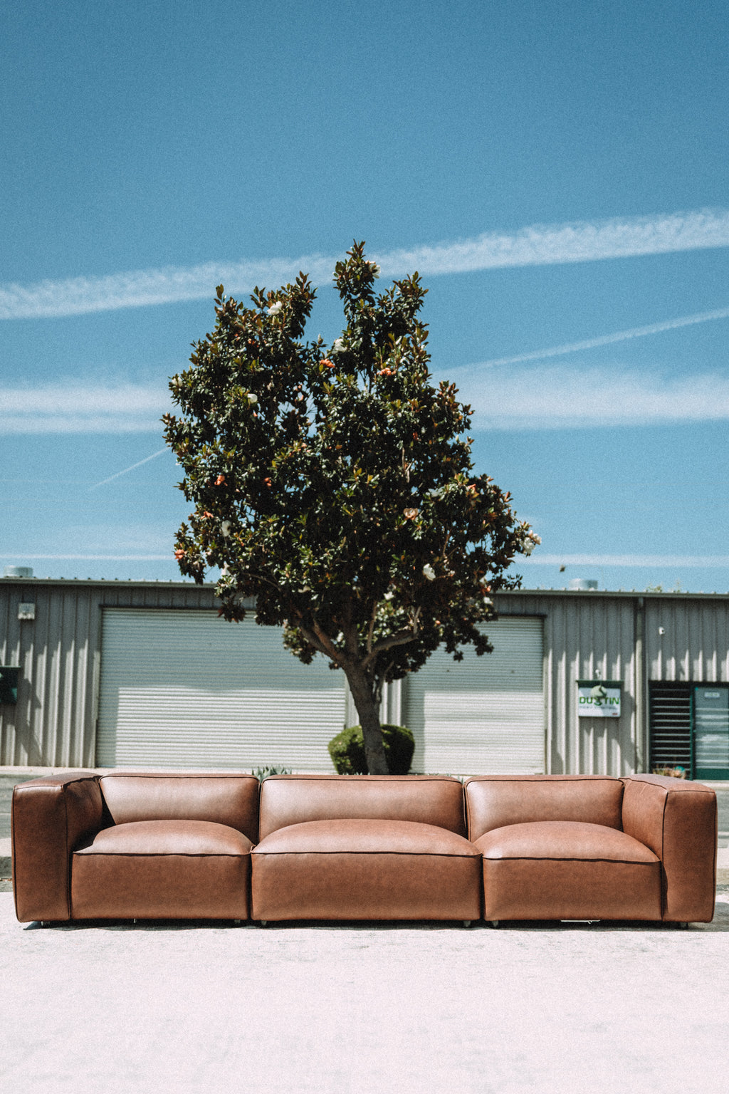 Modway Auren Vegan Leather Modular 3PC Sofa