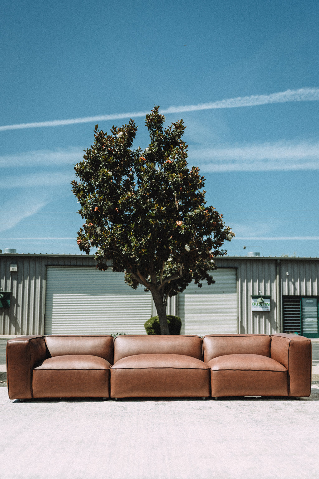 Modway Auren Vegan Leather Modular 3PC Sofa