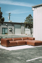 Modway Auren Vegan Leather Modular 4PC Sectional