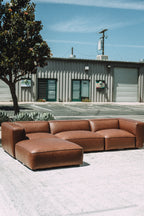 Modway Auren Vegan Leather Modular 4PC Sectional